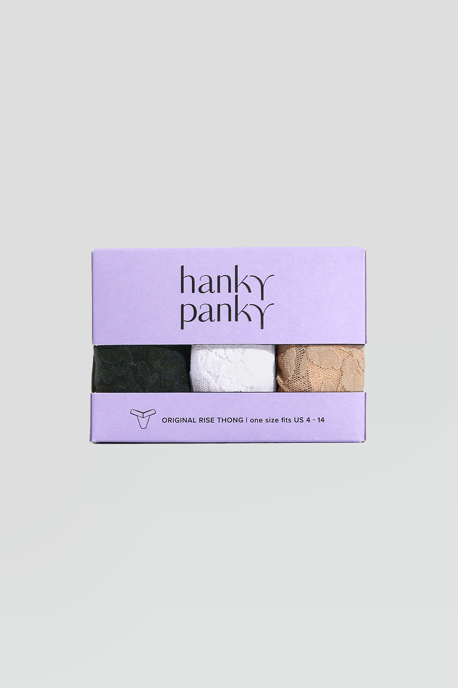 Hanky Panky｜Signature Lace® 蕾絲丁字褲-3入組