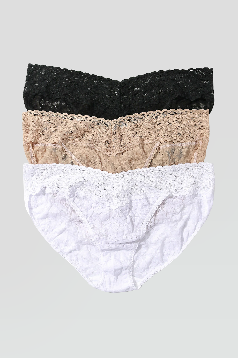 Hanky Panky｜Signature Lace® 蕾絲三角內褲-3入組