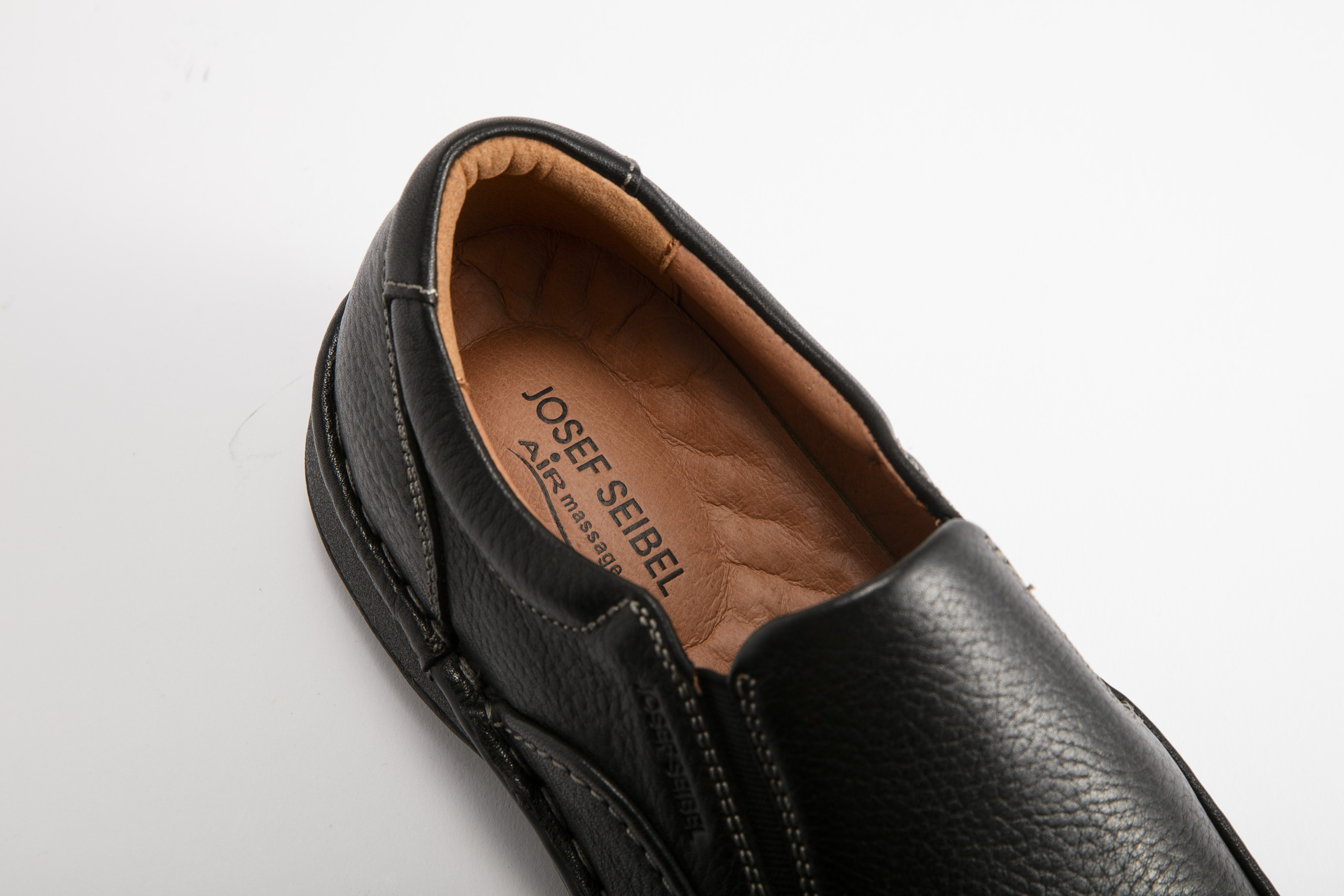 Josef Seibel - 男裝裙飾休閒懶人皮鞋 939913 400-BLK