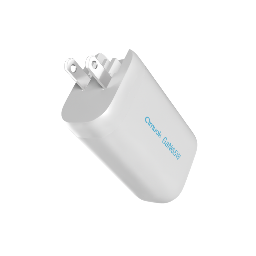 【amuok】65W GaN氮化鎵三孔快充充電器