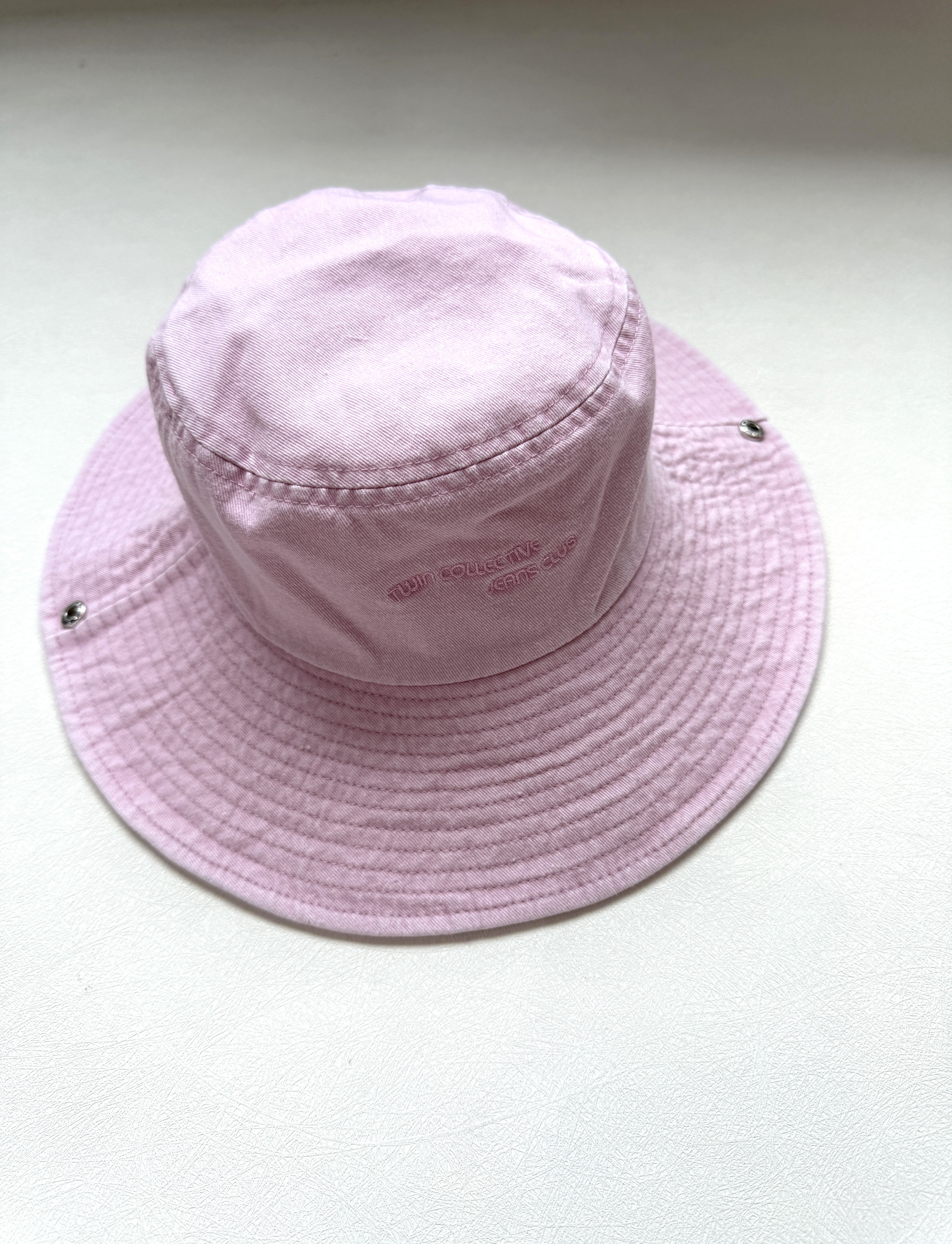 TWIN COLLECTIVE KIDS 休閒牛仔帽 COWBOY BUCKET HAT - 粉色