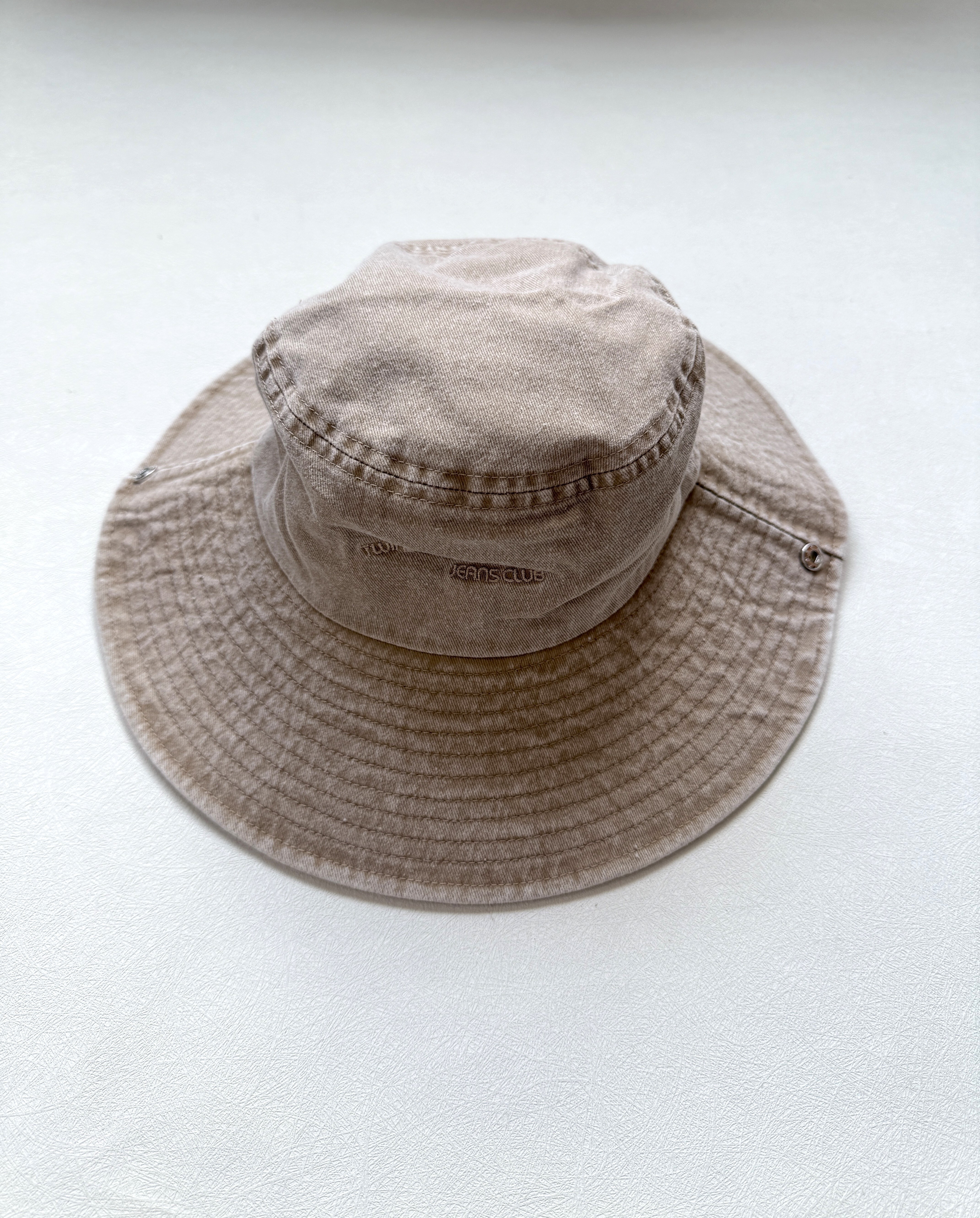 TWIN COLLECTIVE KIDS 休閒牛仔帽 COWBOY BUCKET HAT - 淺棕