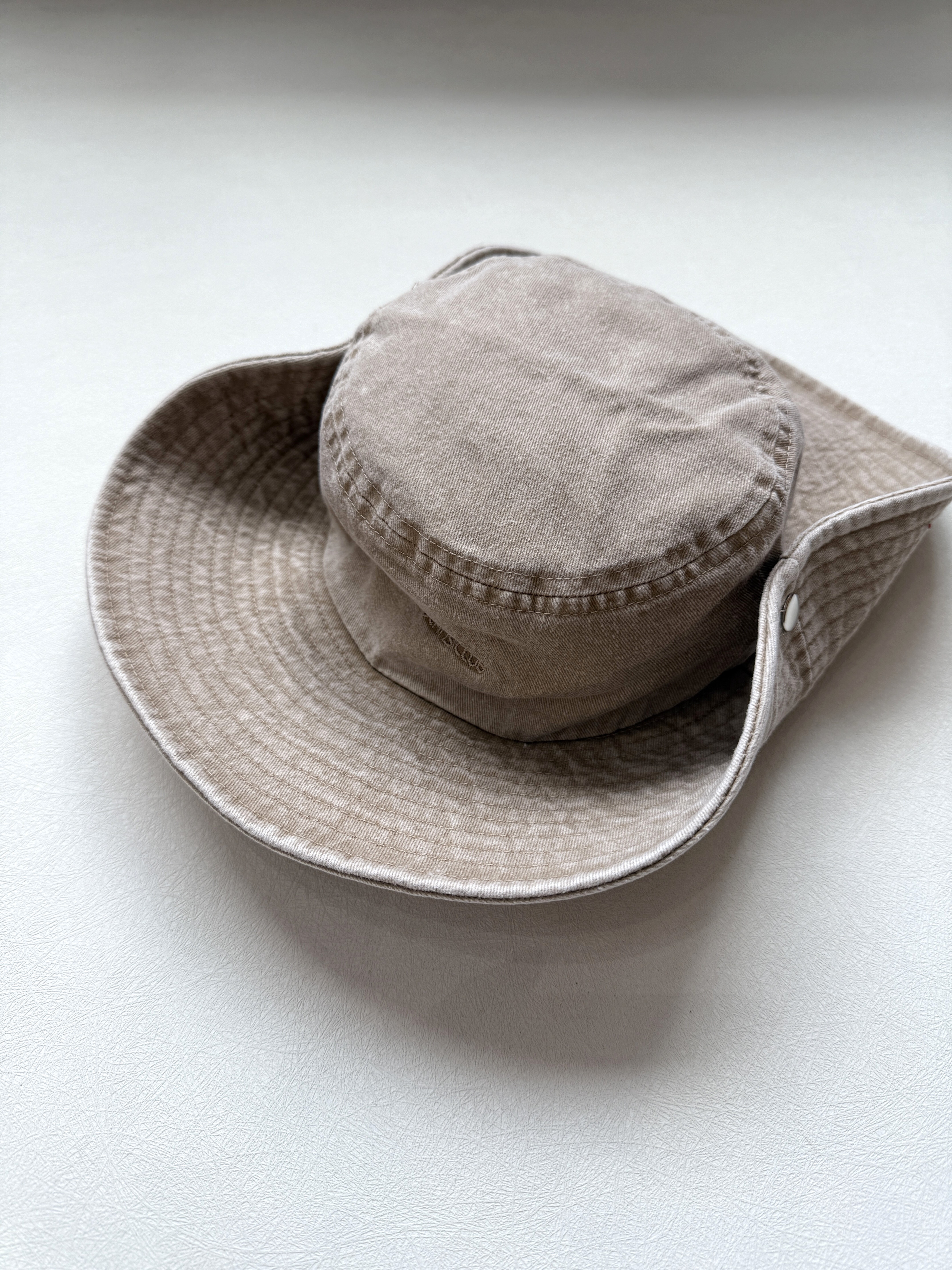 TWIN COLLECTIVE KIDS 休閒牛仔帽 COWBOY BUCKET HAT - 淺棕