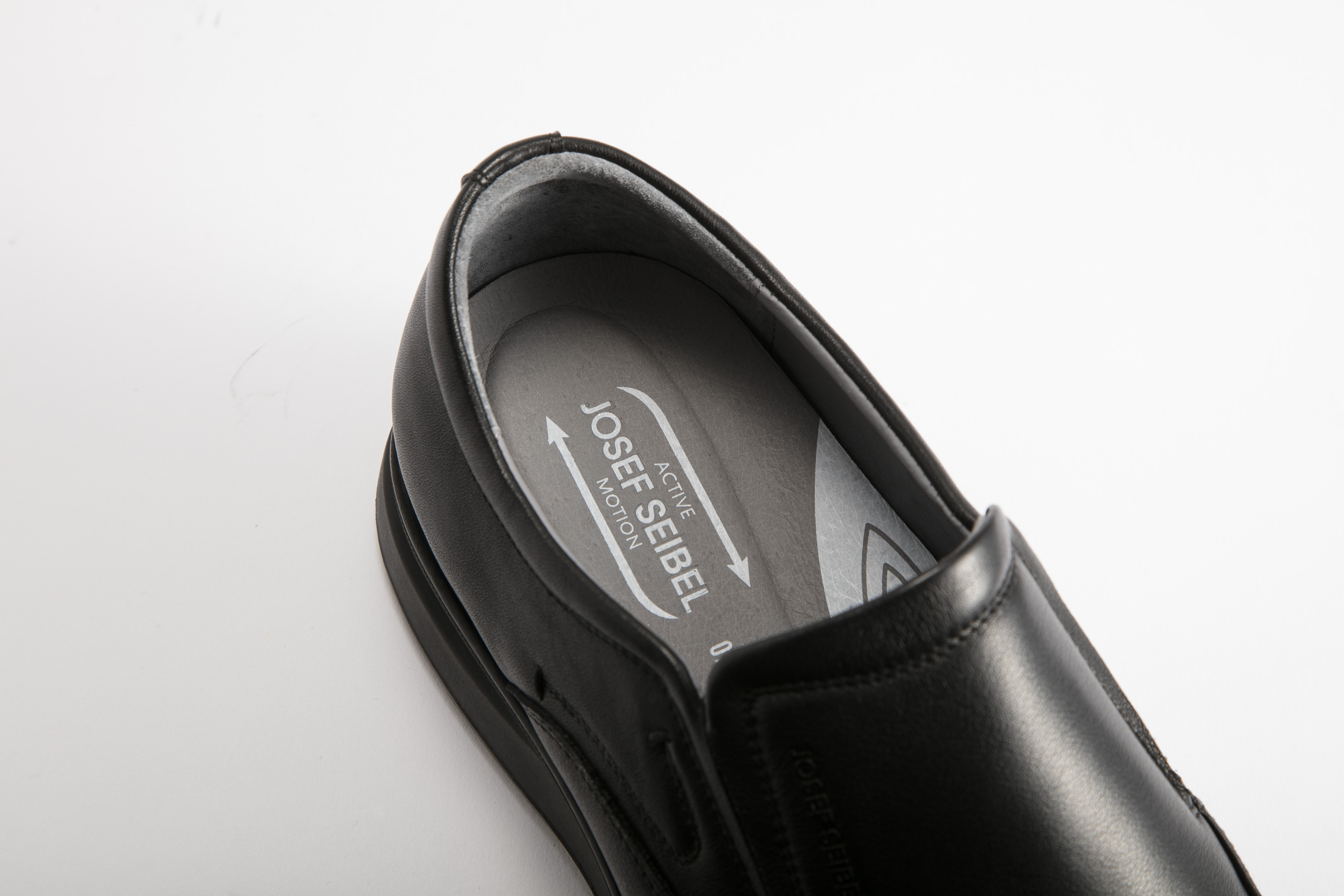 Josef Seibel - 男裝裙飾正裝懶人皮鞋 24281010 11-BLK