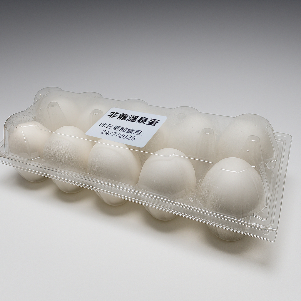 預訂香港生産非籠養日式温泉蛋  Cage-Free Japanese Styles Soft Boiled Egg  ~600克/ 盒  (冷凍 0-4 ℃)