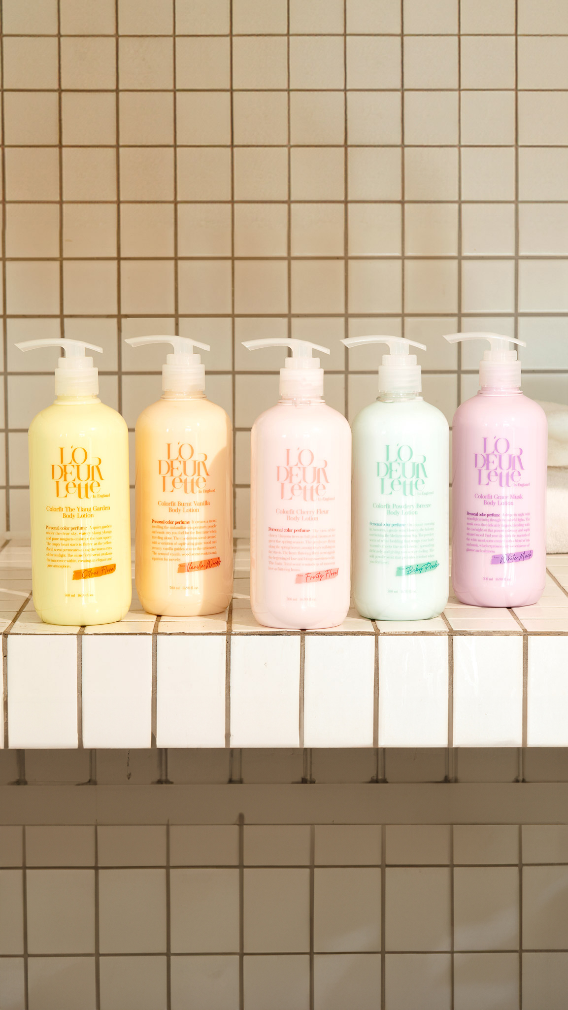 韓國L’ODEURLETTE colorfit香水身體乳