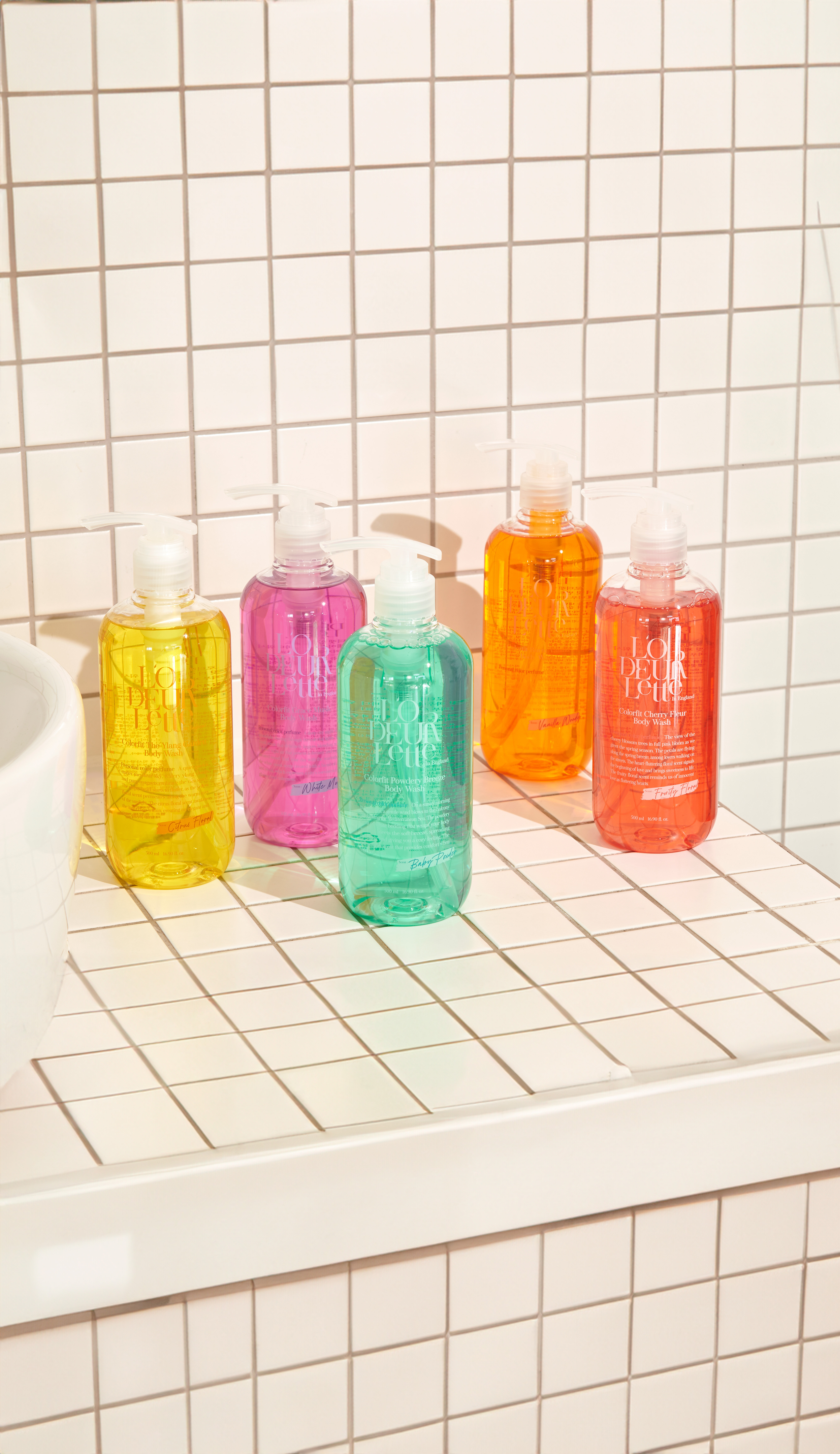 韓國L’ODEURLETTE colorfit香水沐浴乳