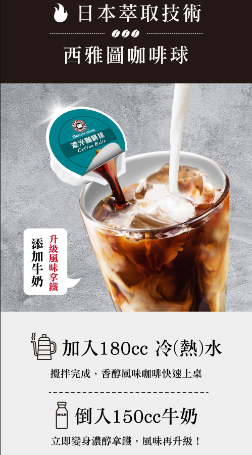 【現貨】LL071702 BARISTA COFFEE - 西雅圖 榛果風味濃淬咖啡球 (40入)