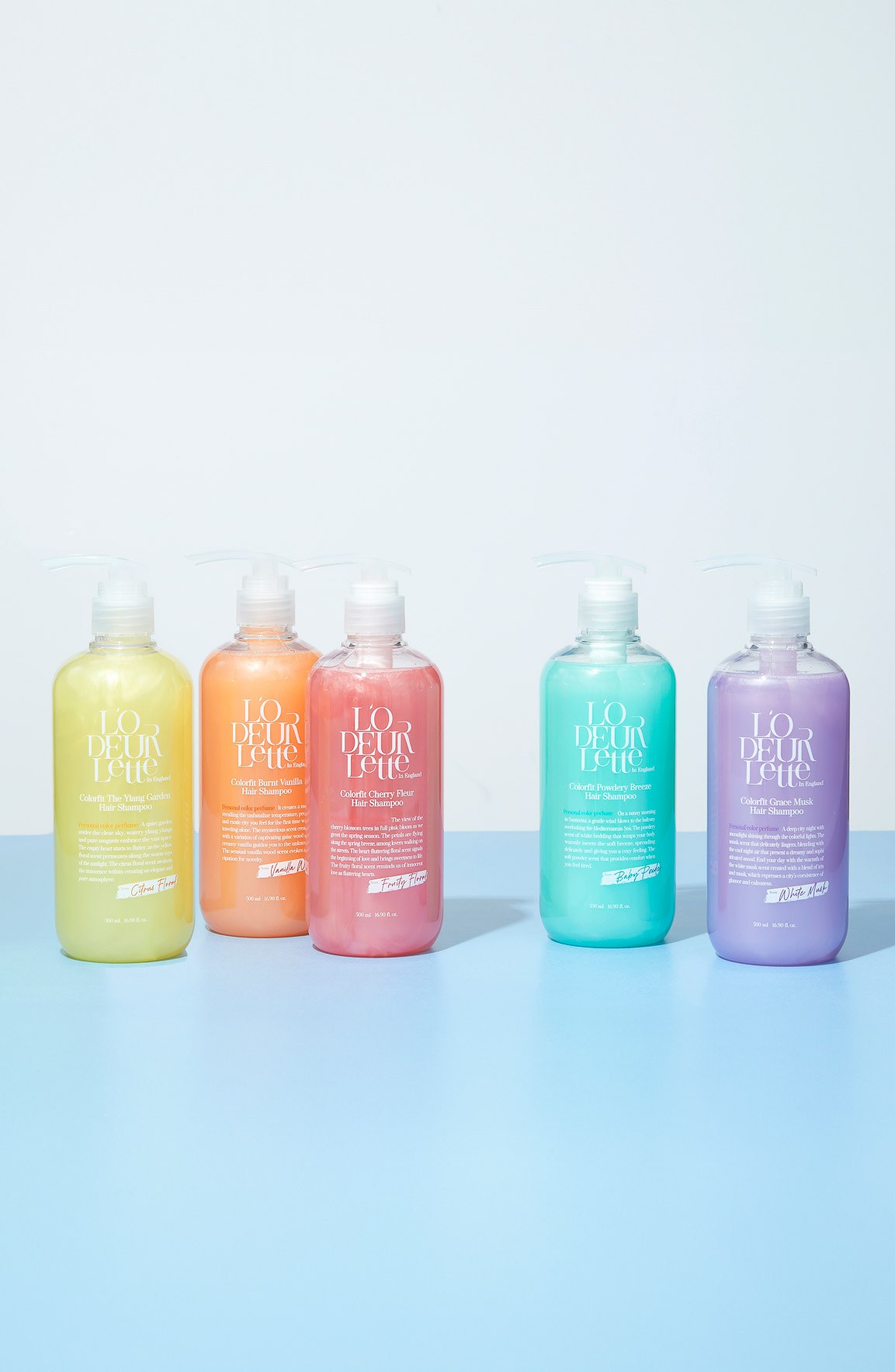 韓國L’ODEURLETTE colorfit香水洗髮精