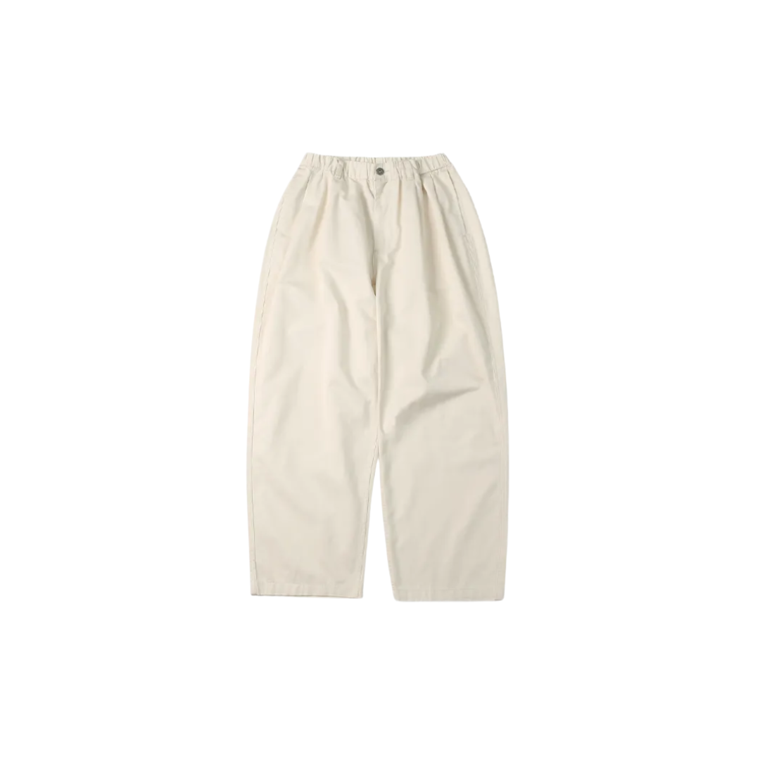 A.A Beige WhiteBalloon Pants 日系錐形氣球褲