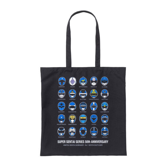 233471 Pbandai 預訂 2025/9月 スーパー戦隊50周年記念　歴代ブルー　トートバッグ