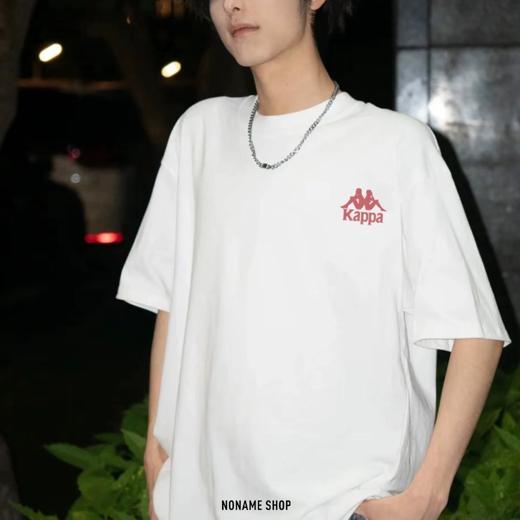 KAPPA 寬鬆 經典 實心 小LOGO 標誌 短袖 三色 (男款)