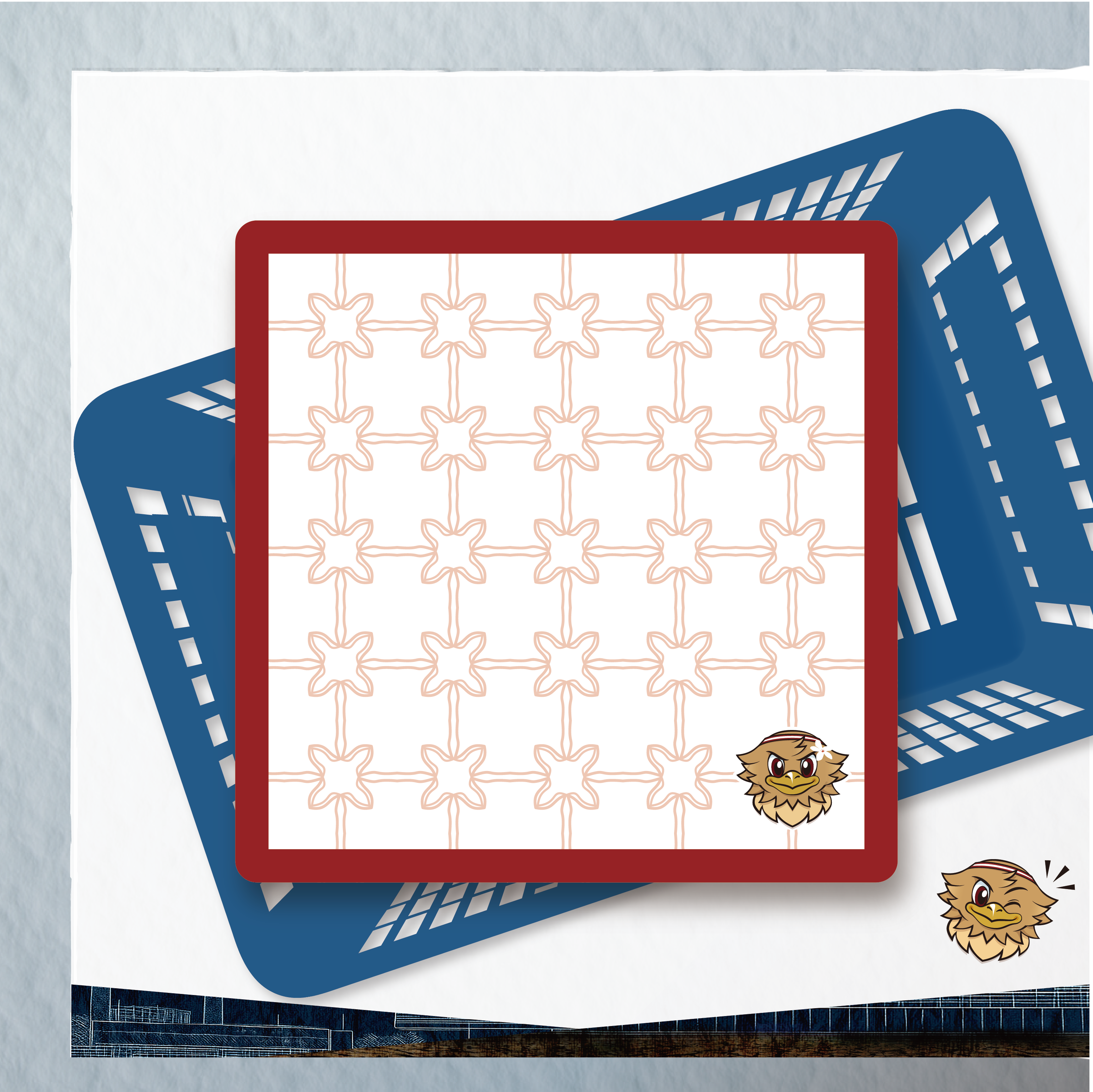 鷹家三兄妹清爽手帕-大員款