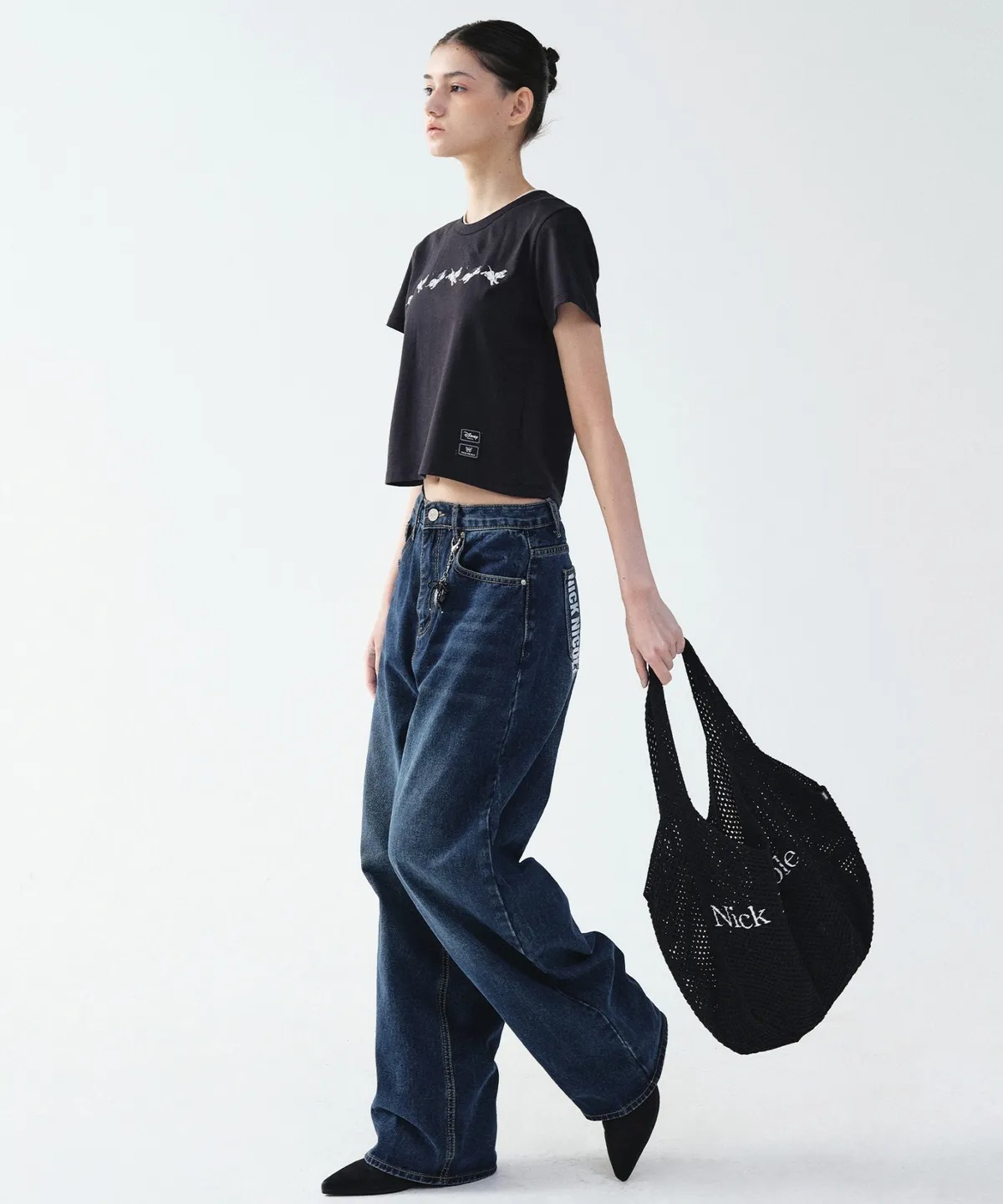 NICK&NICOLE NICOLE CROCHET KNIT BAG