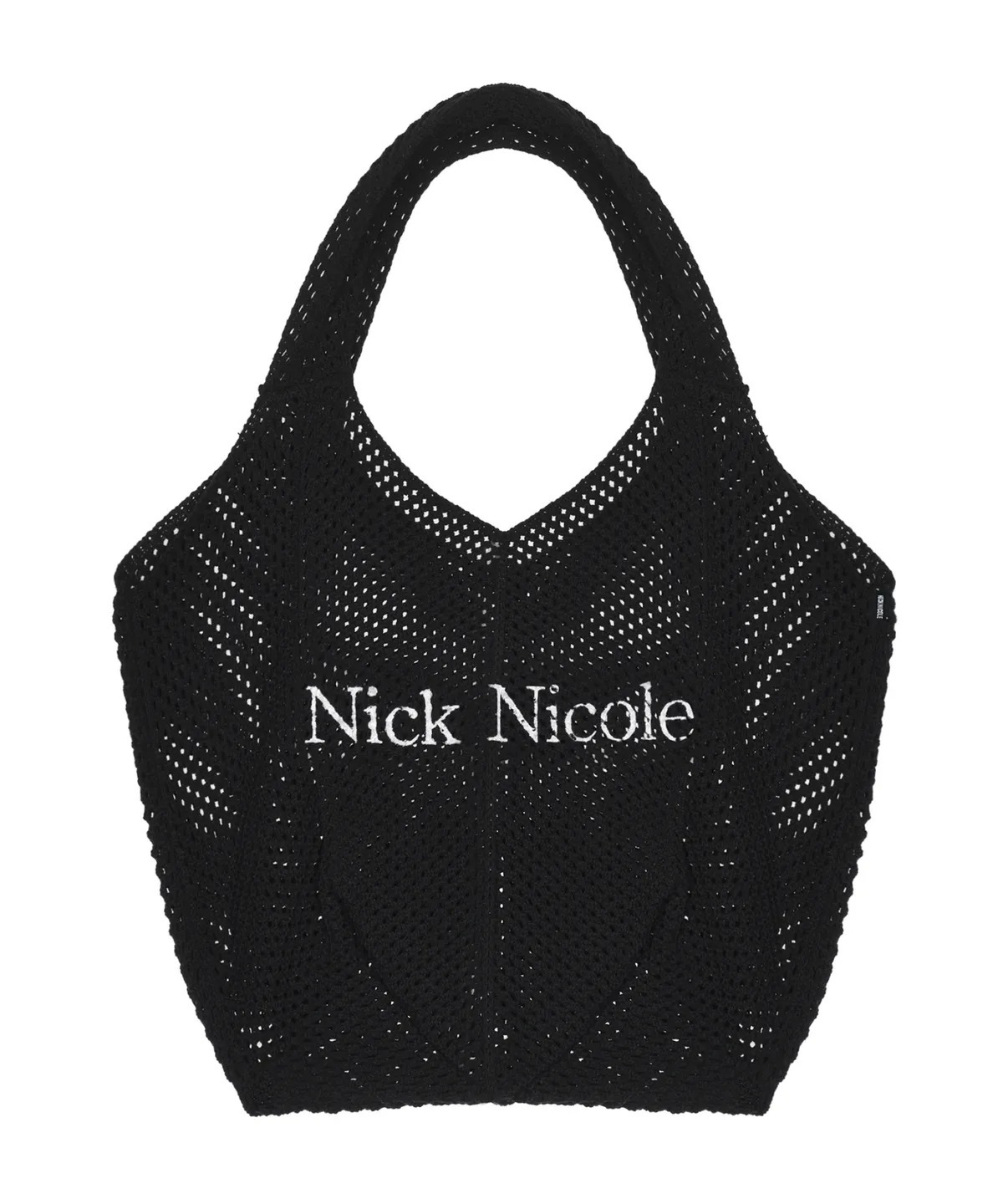 【NICK&NICOLE】 NICOLE CROCHET KNIT BAG /追跡付 NICK&NICOLE NICOLE CROCHET KNIT BAG