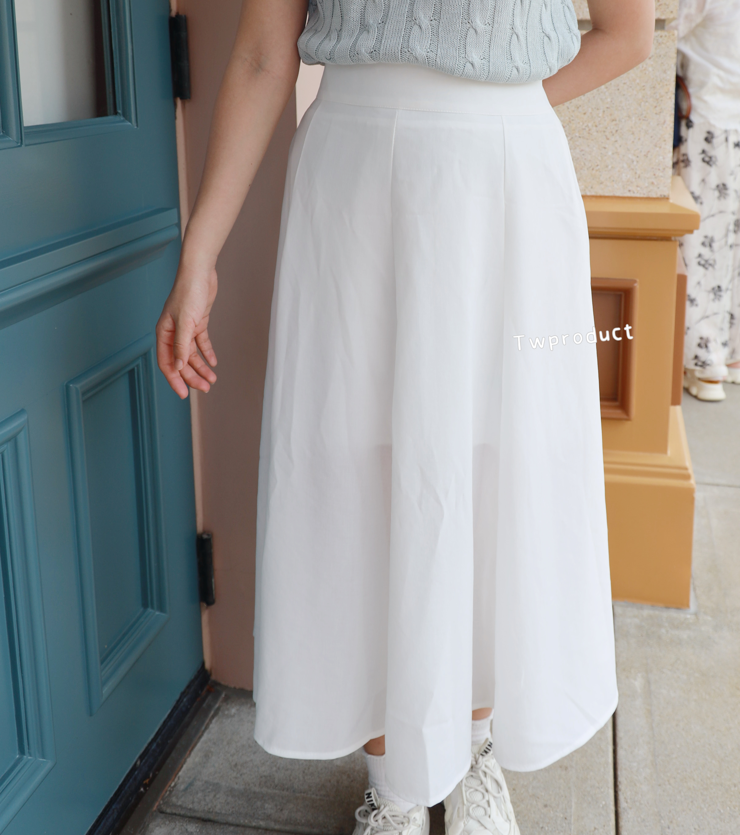 ||SKl257|| 返工氣質傘長裙