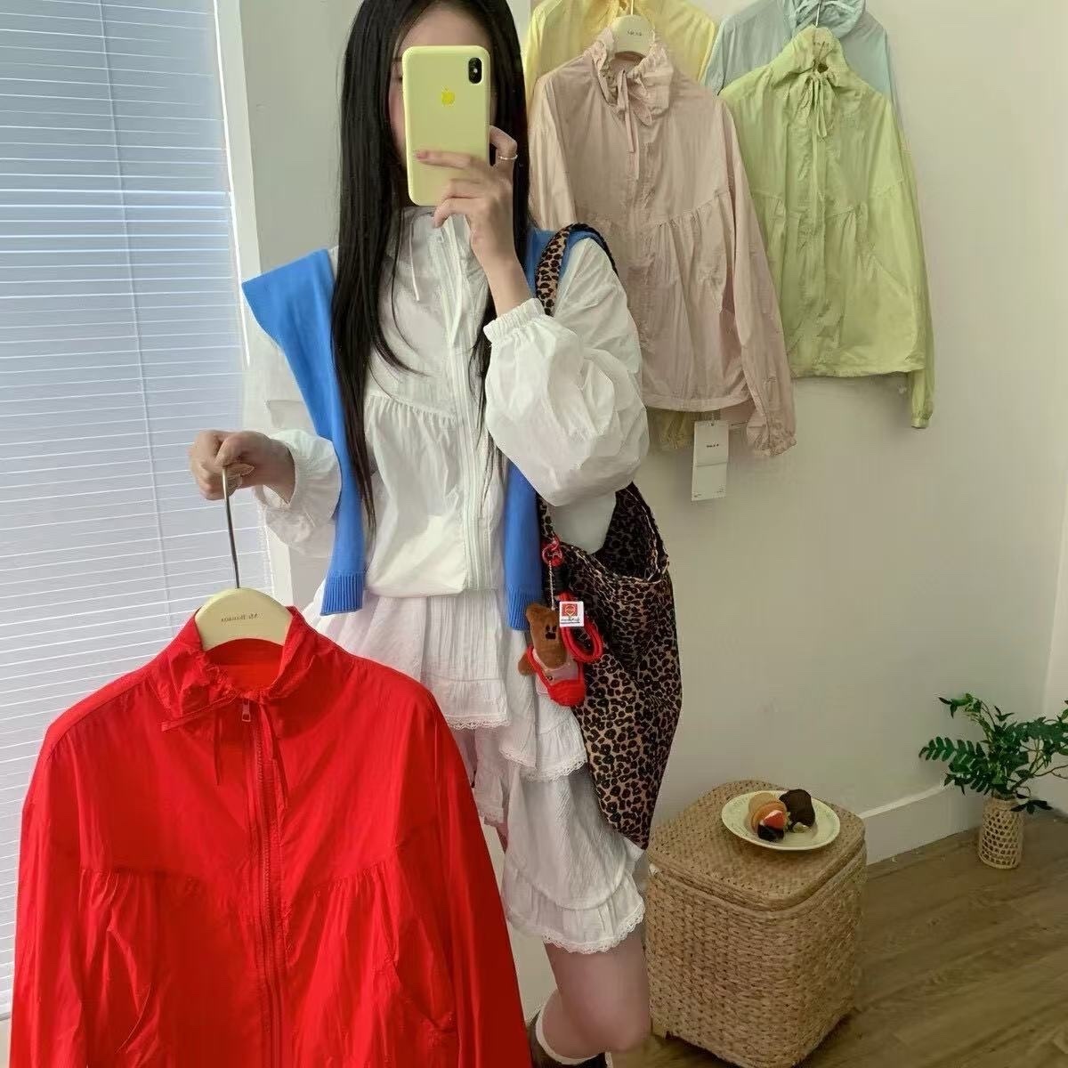 1628 輕薄柔色防曬外套