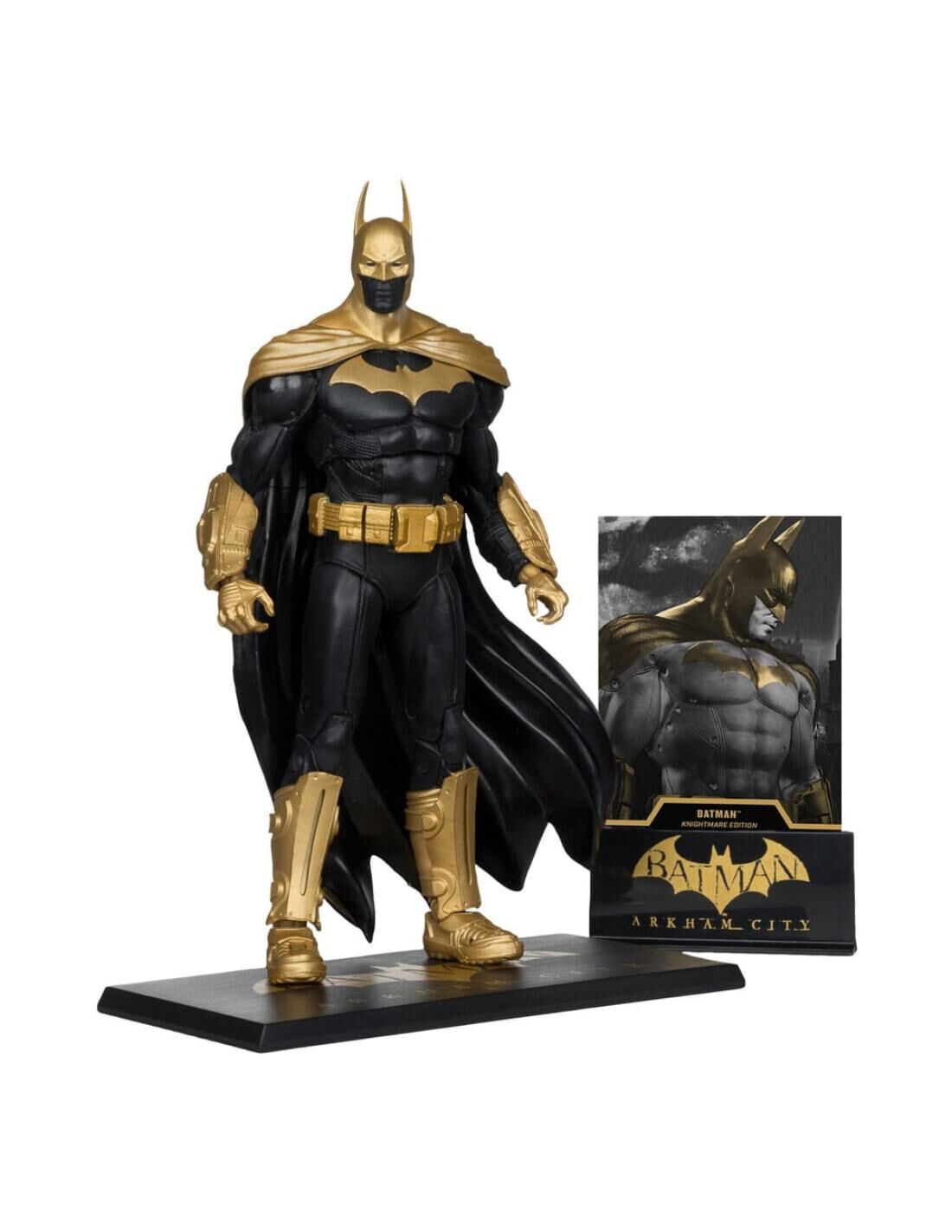 麥法蘭 代理版 7吋 蝙蝠俠 (阿卡漢城市)(噩夢蝙蝠俠)金標