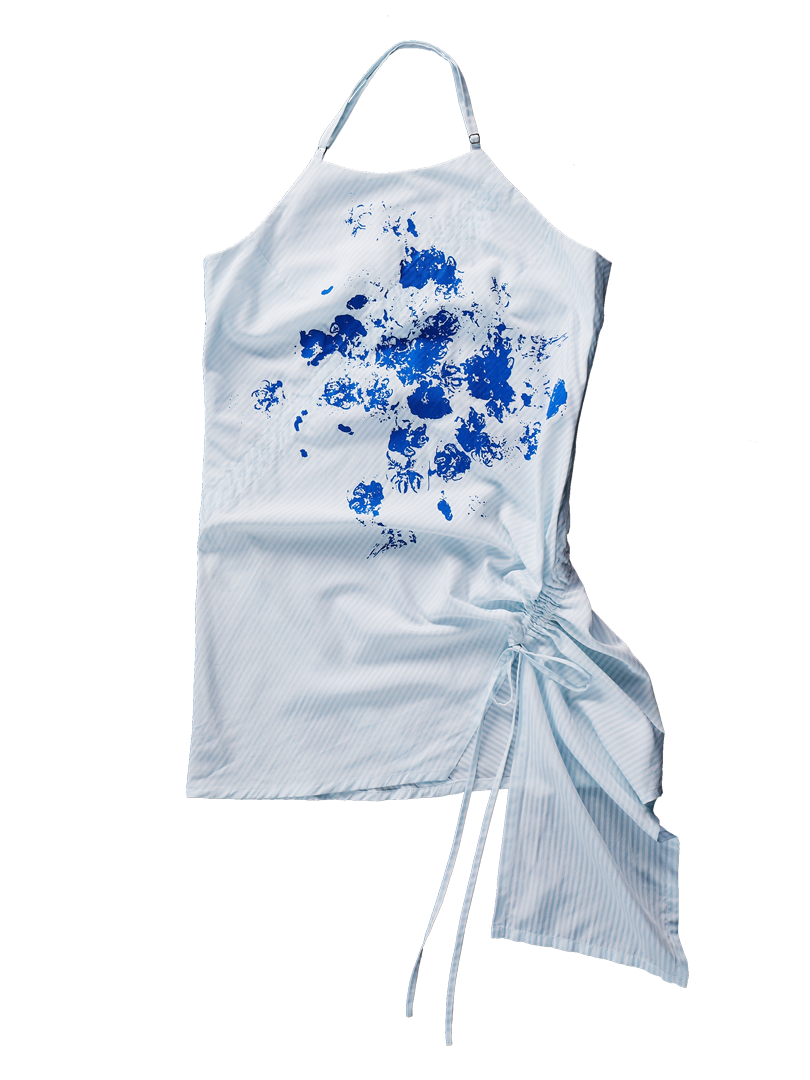 Enclave BIAS-CUT “CRUISE” SPAGHETTI DRESS-BL