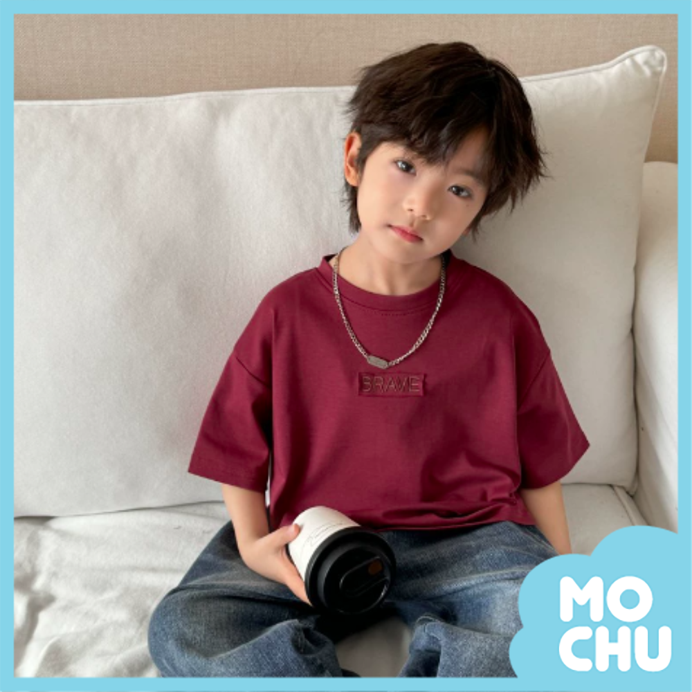 BRAVO布標短袖上衣(二色)