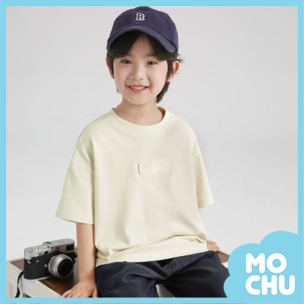 BRAVO布標短袖上衣(二色)