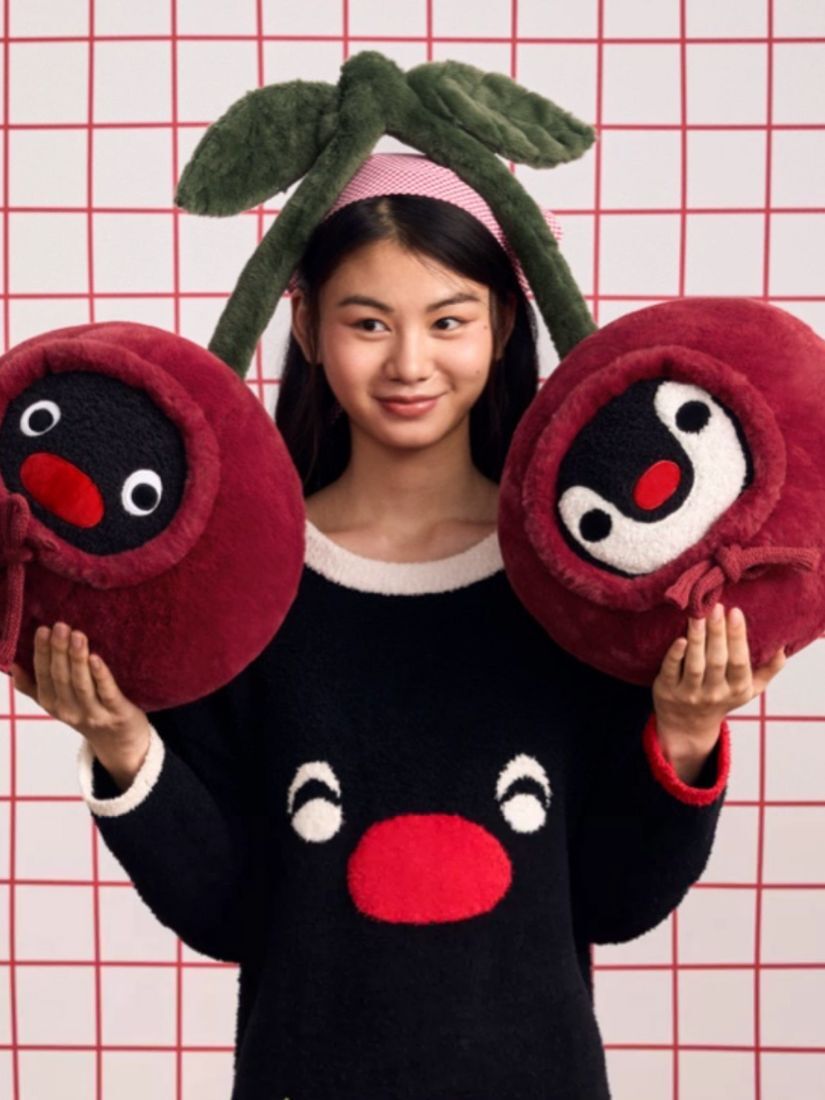 【 預購 】tbh野獸派 家居pingu櫻桃抱枕