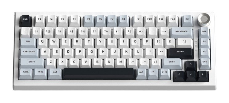 Forevv火翼星K81 Gasket RGB 三模機械键盘 (綠茵軸)