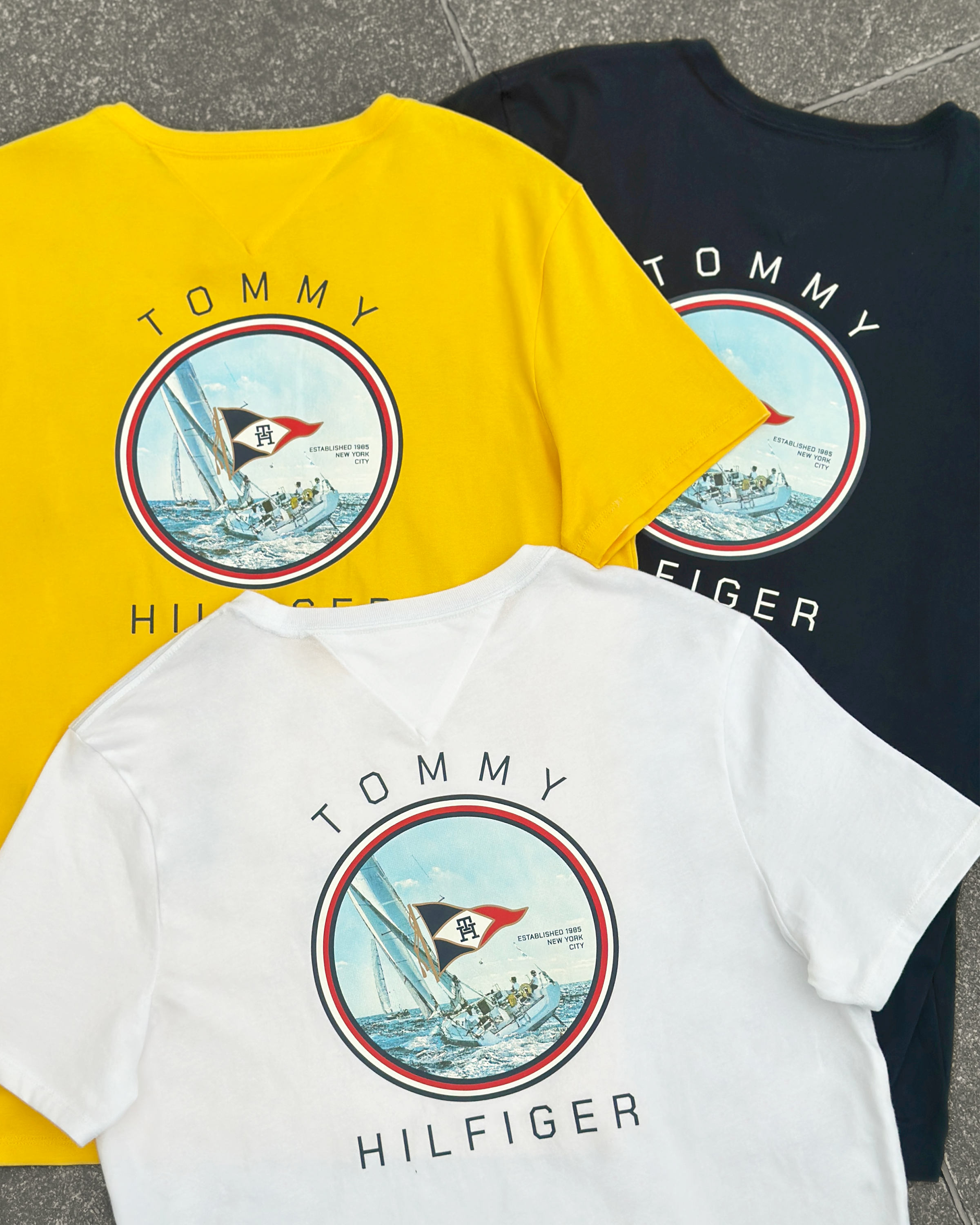 Tommy Hilfiger 背後圓圈旗幟 短袖上衣 短T