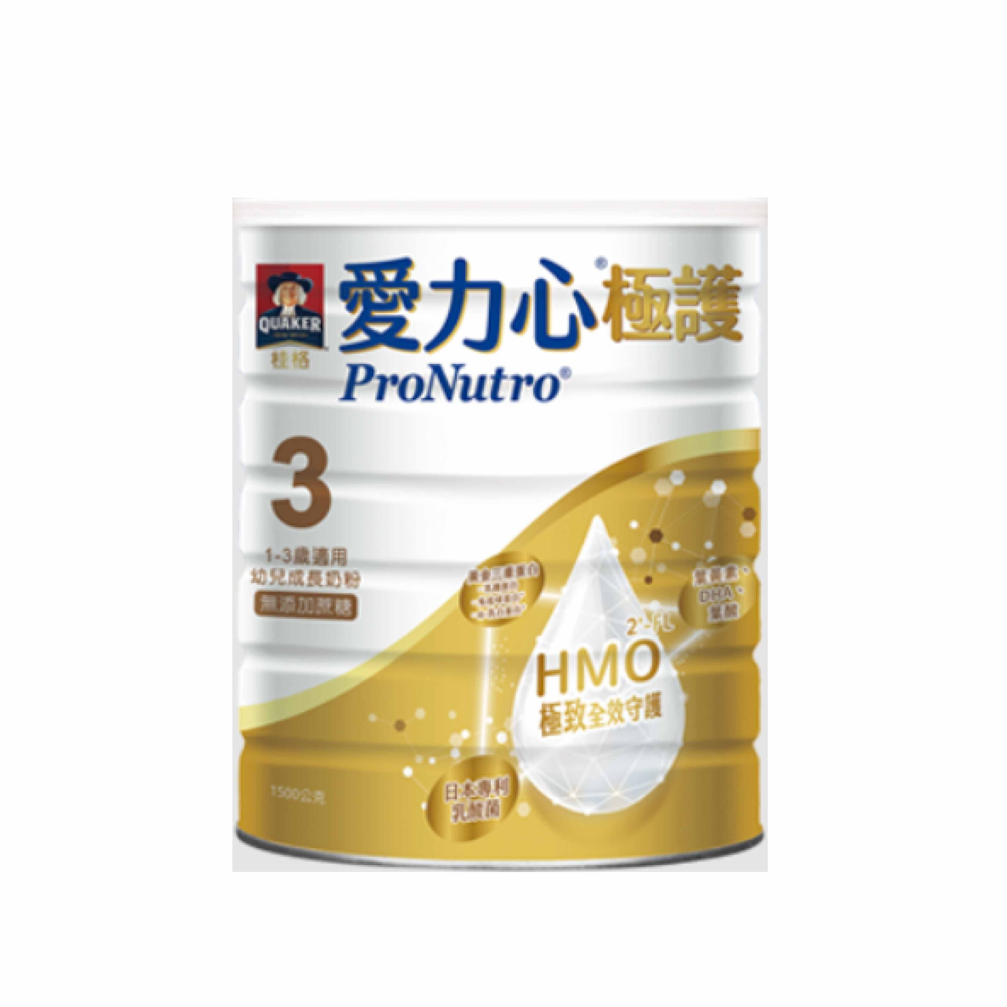 桂格3號愛力心極護 嬰幼兒成長奶粉1500g
