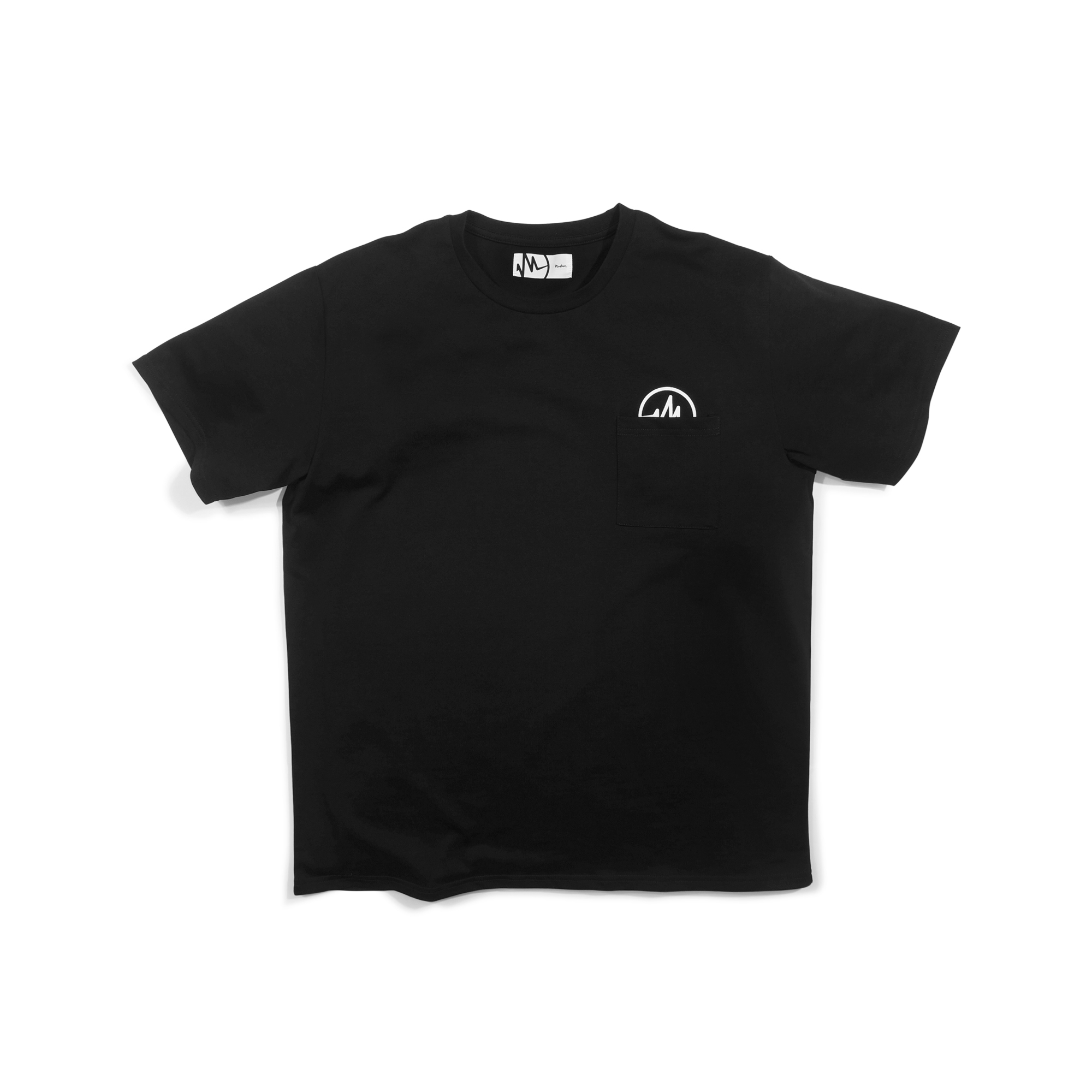 432HZ POCKET TEE BLACK/WHITE DH19-A007 432-0012 BLACK