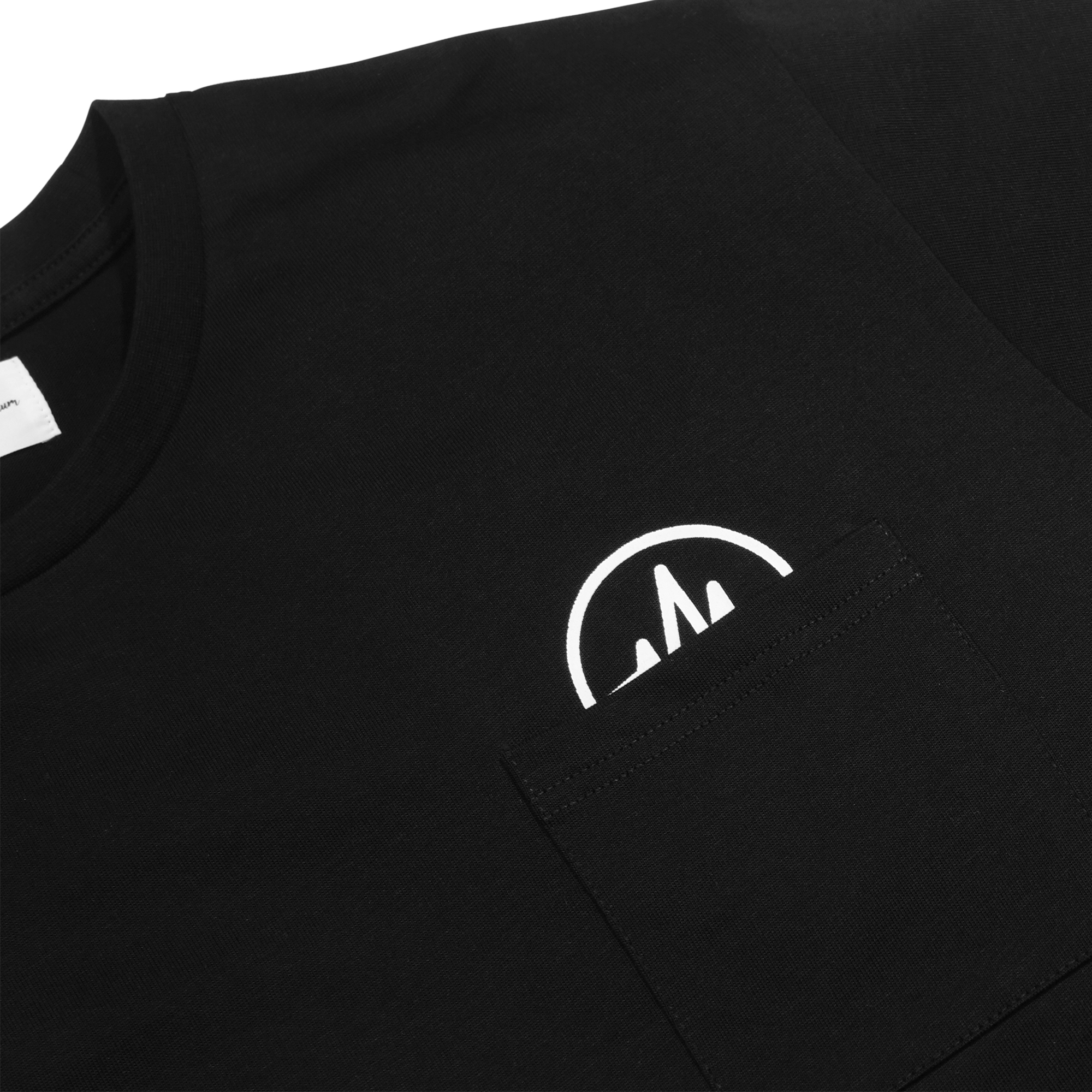 432HZ POCKET TEE BLACK/WHITE DH19-A007 432-0012 BLACK