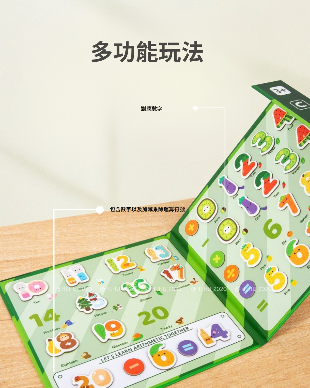 現貨數字｜磁鐵早教玩具  𓂃𓈒𓐍