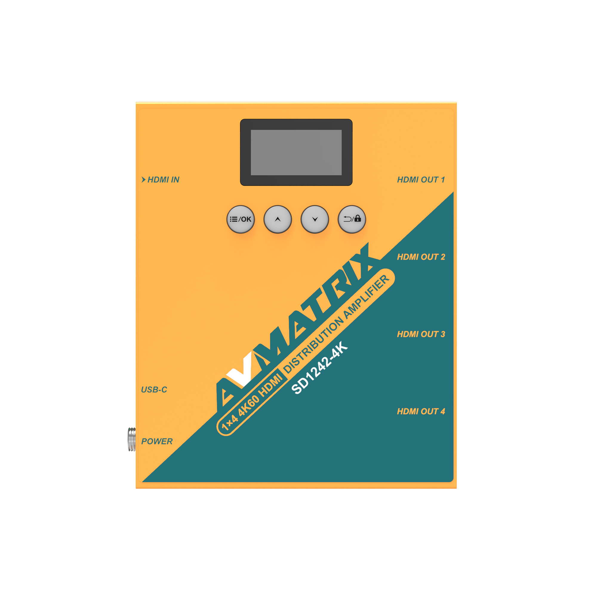 AVMATRIX SD1242-4K 4*4K60 HDMI 影像分配器
