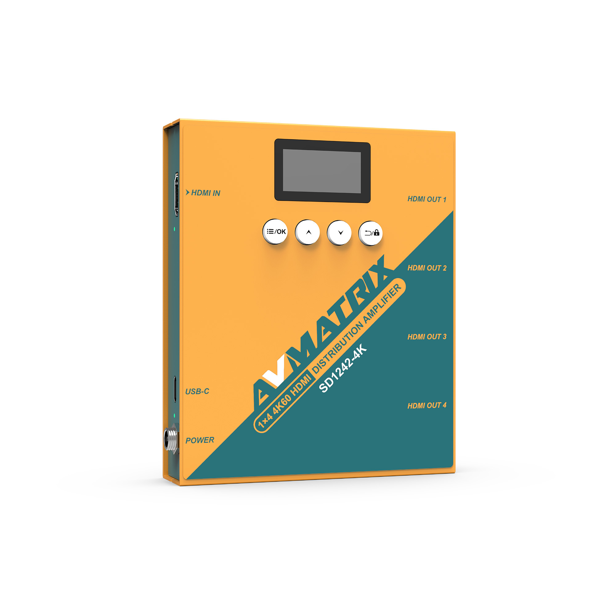 AVMATRIX SD1242-4K 4*4K60 HDMI 影像分配器