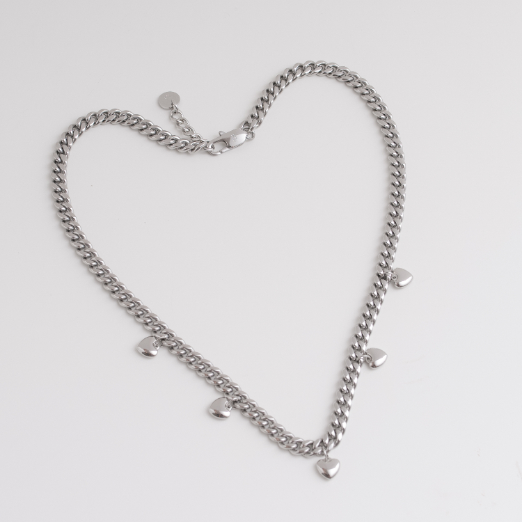 OUS Puffy Heart Necklace 心鏡項鍊