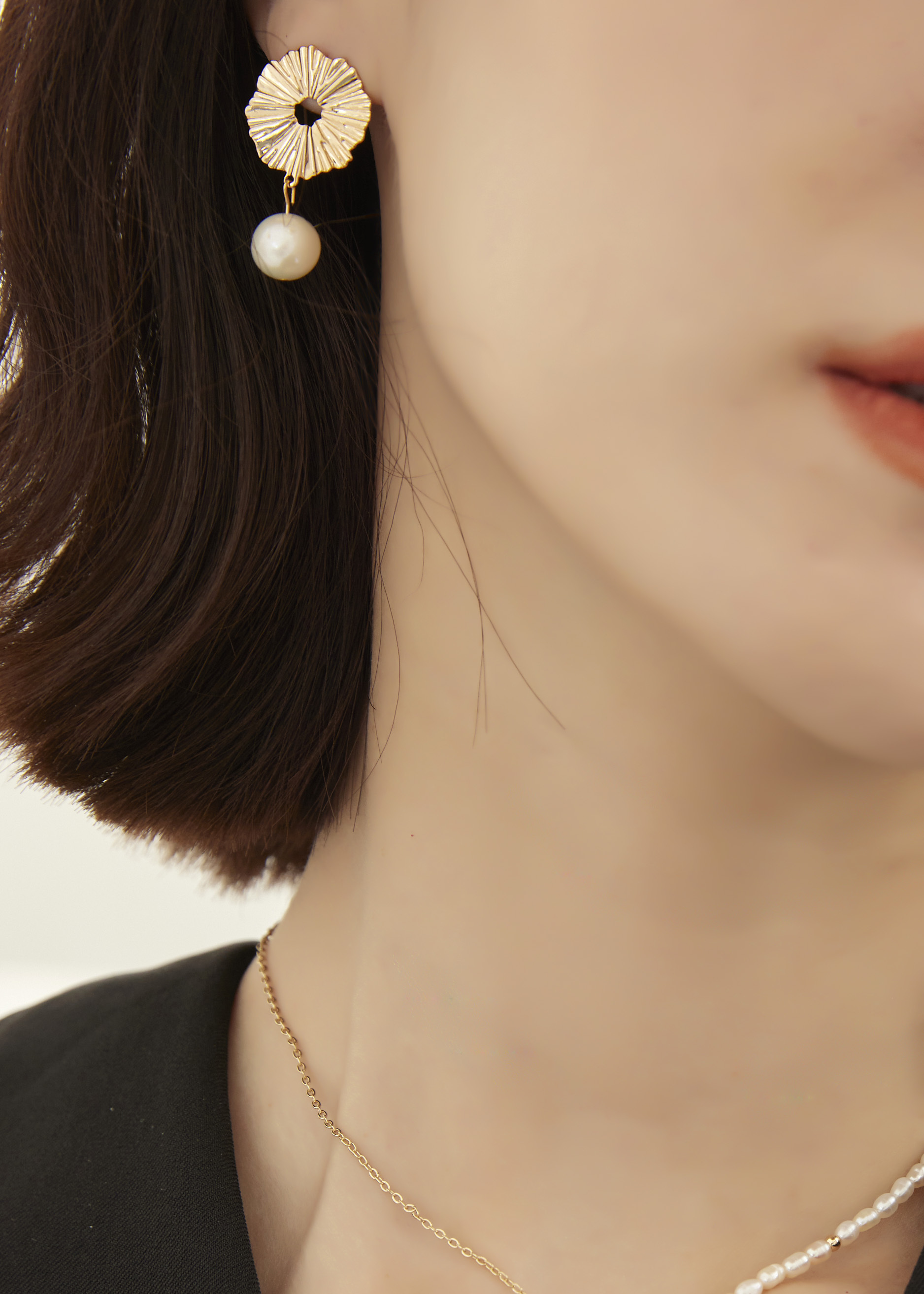 Pearl Bouquet 耳環