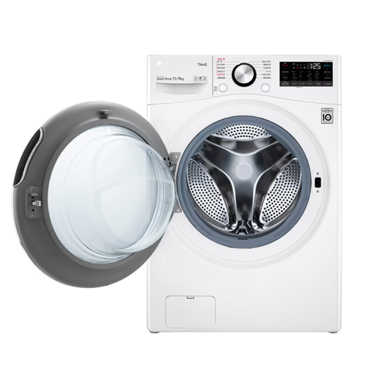 (可議價) LG 樂金 洗15+烘8公斤 Wi-Fi 蒸洗脫烘 變頻滾筒洗衣機(WD-S15TBD)
