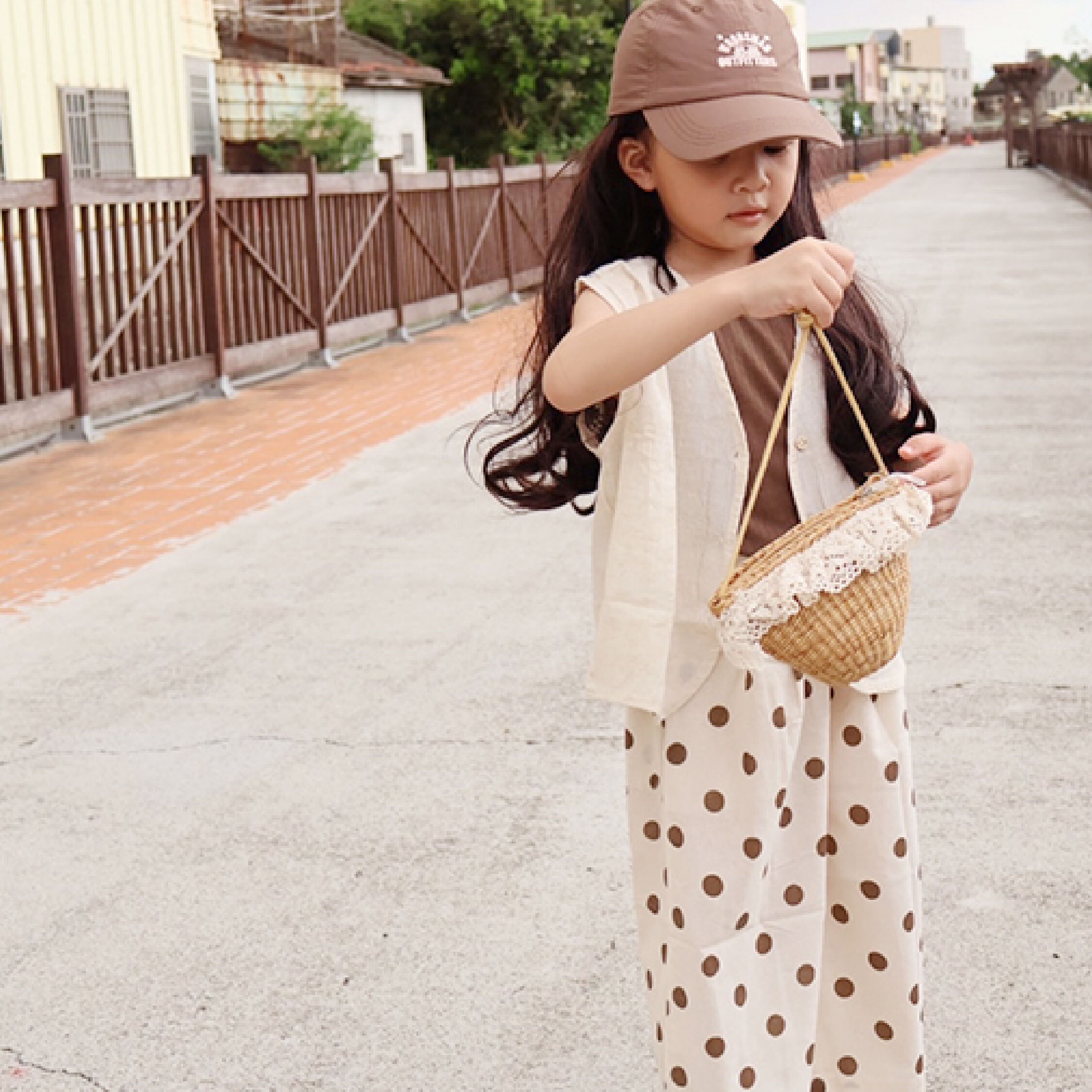 【H50752】網紗花花刺繡兩件式套裝/上衣