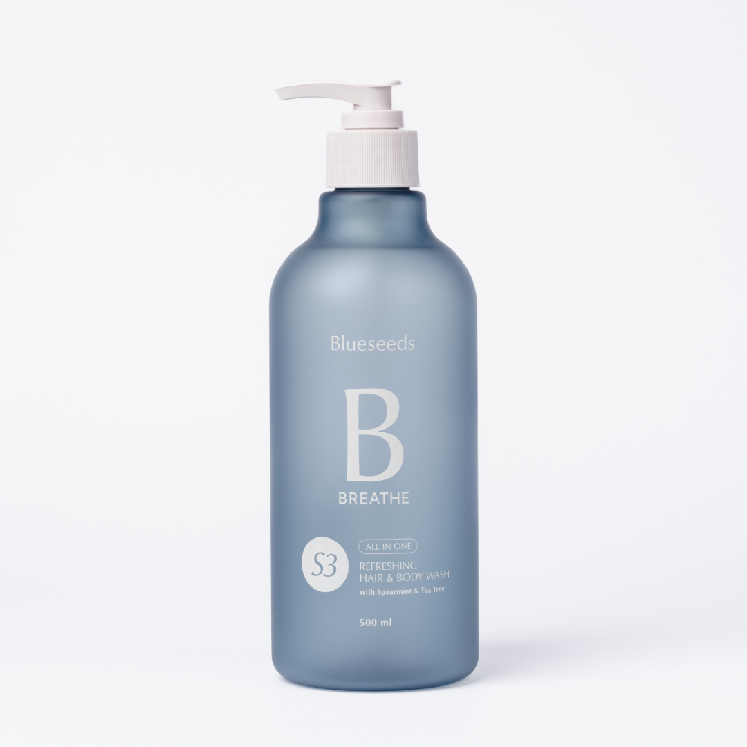 【新品上市】S3 薄荷茶樹全身舒爽潔淨露 500ml｜洗髮沐浴 All in one