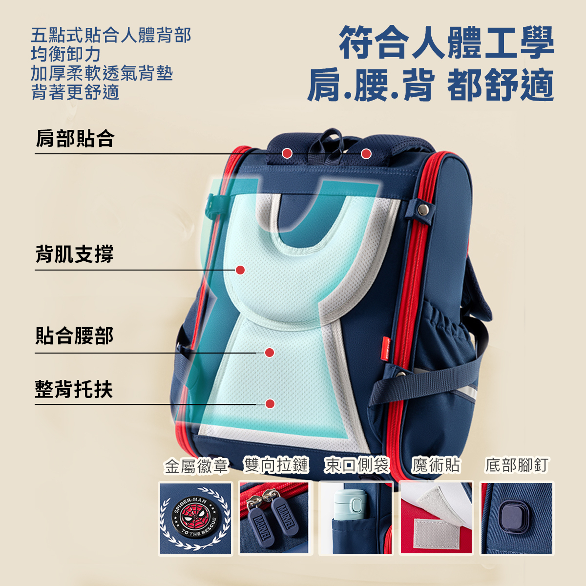 i-Smart-人工護脊書包