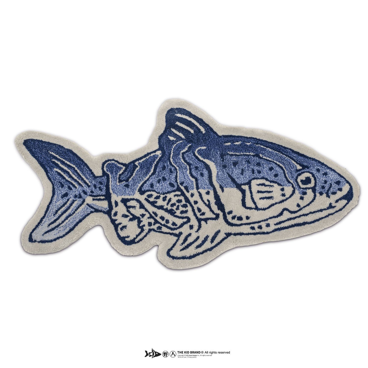 KID ® 一隻魚手工簇絨地毯