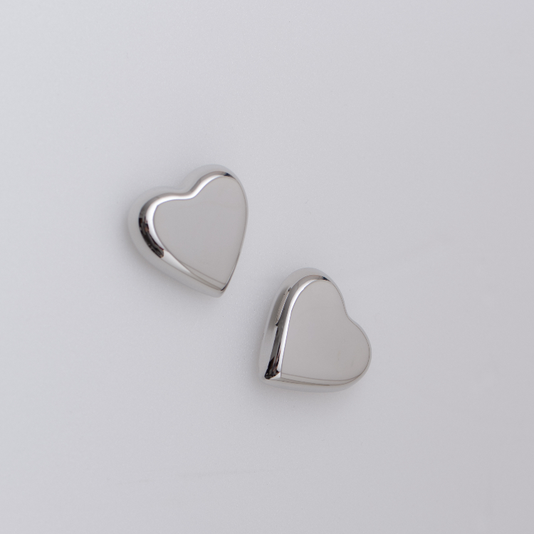 OUS Puffy Heart Earrings 心鏡耳環