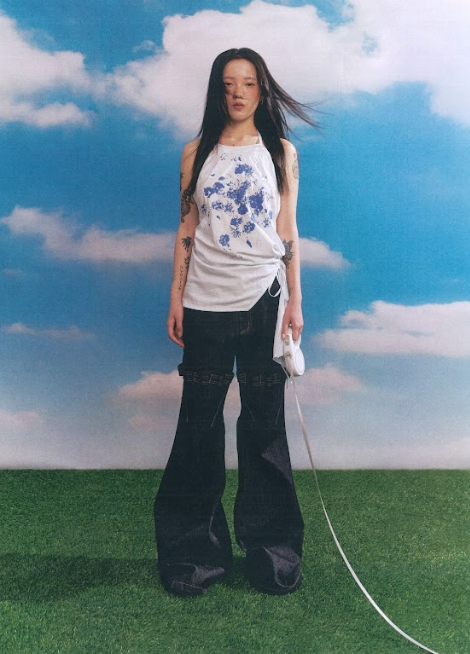 Enclave BIAS-CUT “CRUISE” SPAGHETTI DRESS-BL