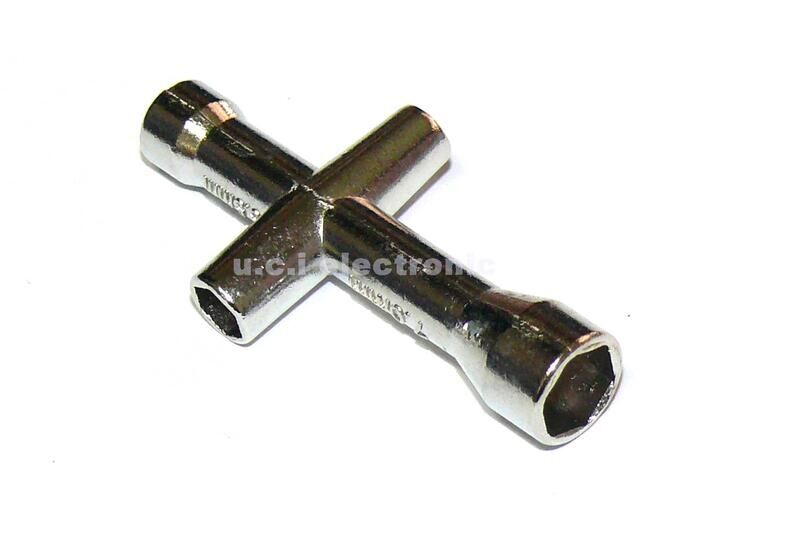 【UCI電子】(C-4-12) 迷你小十字套筒 十字扳手套筒 M2/M2.5/M3/M4螺帽工具 機器人專用