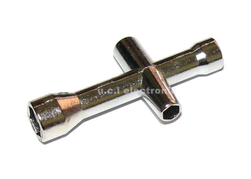 【UCI電子】(C-4-12) 迷你小十字套筒 十字扳手套筒 M2/M2.5/M3/M4螺帽工具 機器人專用