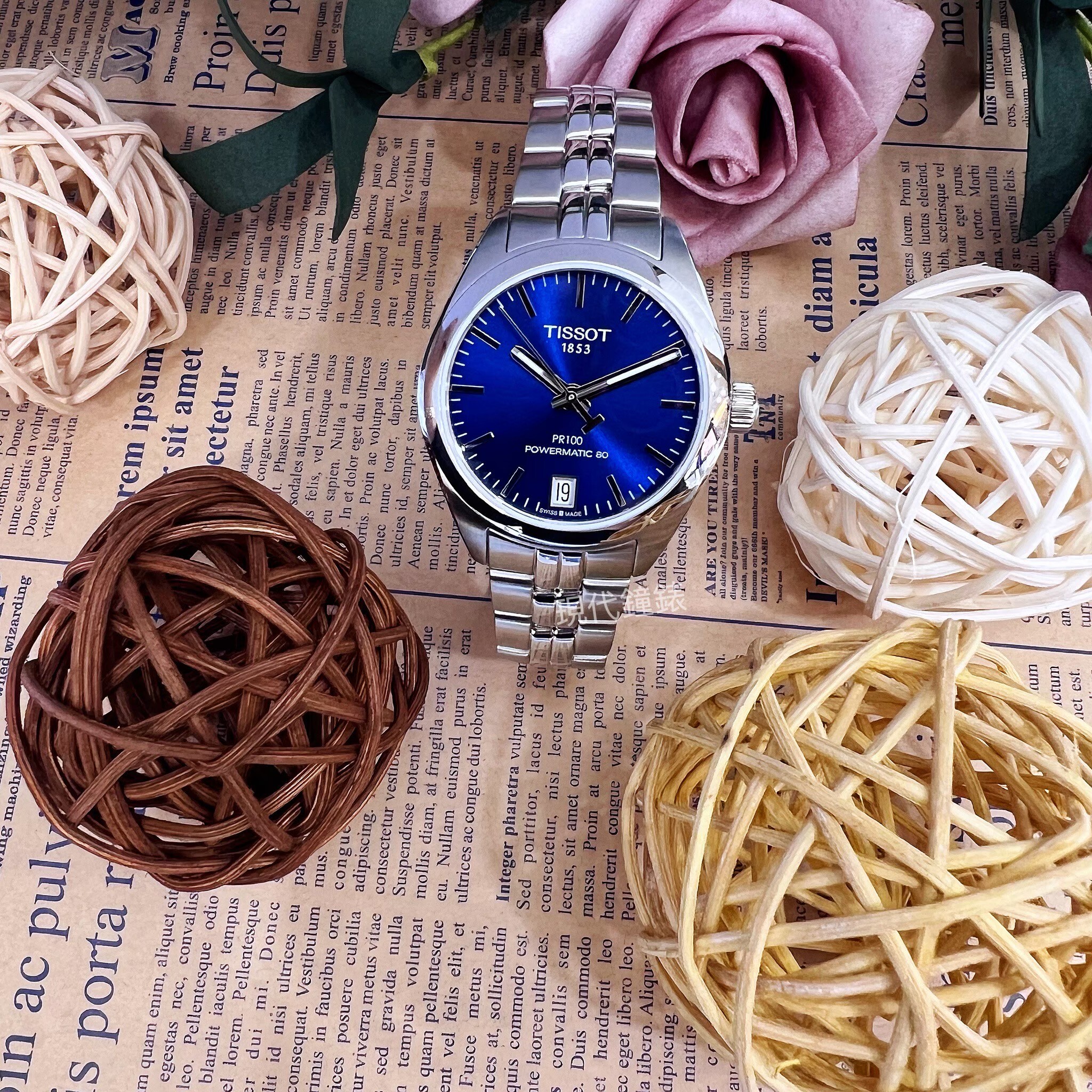 【TISSOT天梭】經典機械女腕錶T101207110410 33mm 現代鐘錶