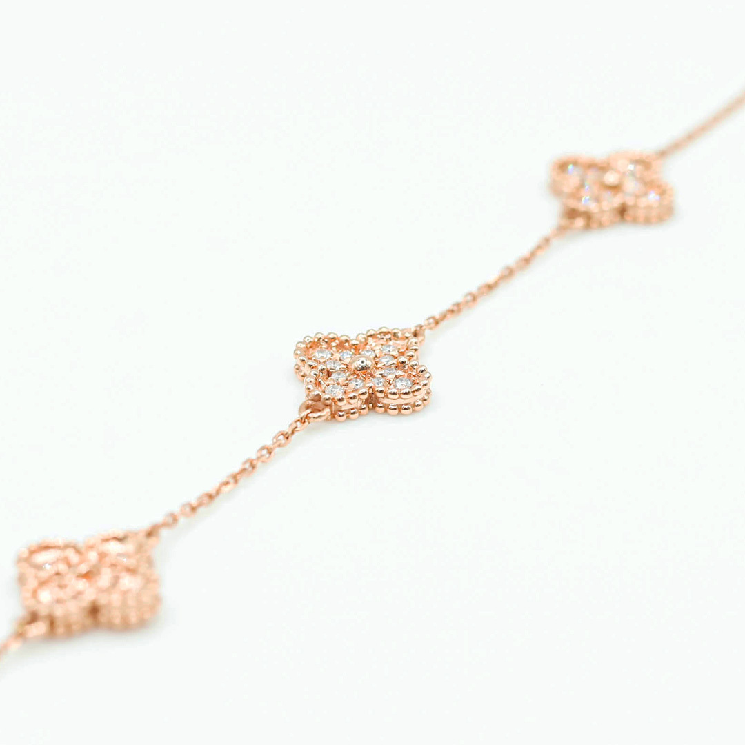 四葉草鑽石手鍊 D0.4/18k