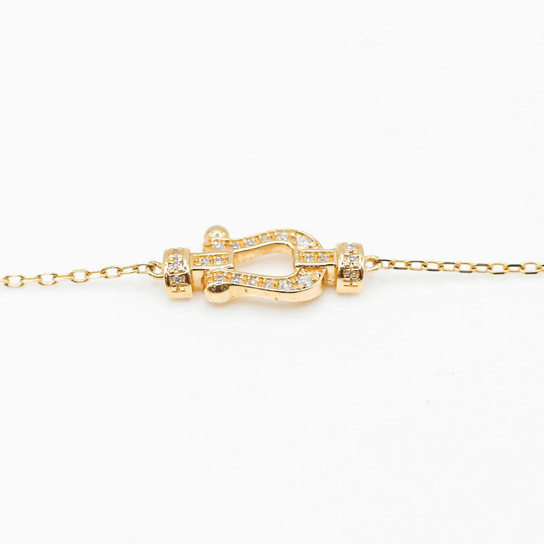 造型鑽石手鍊0.09ct/18k