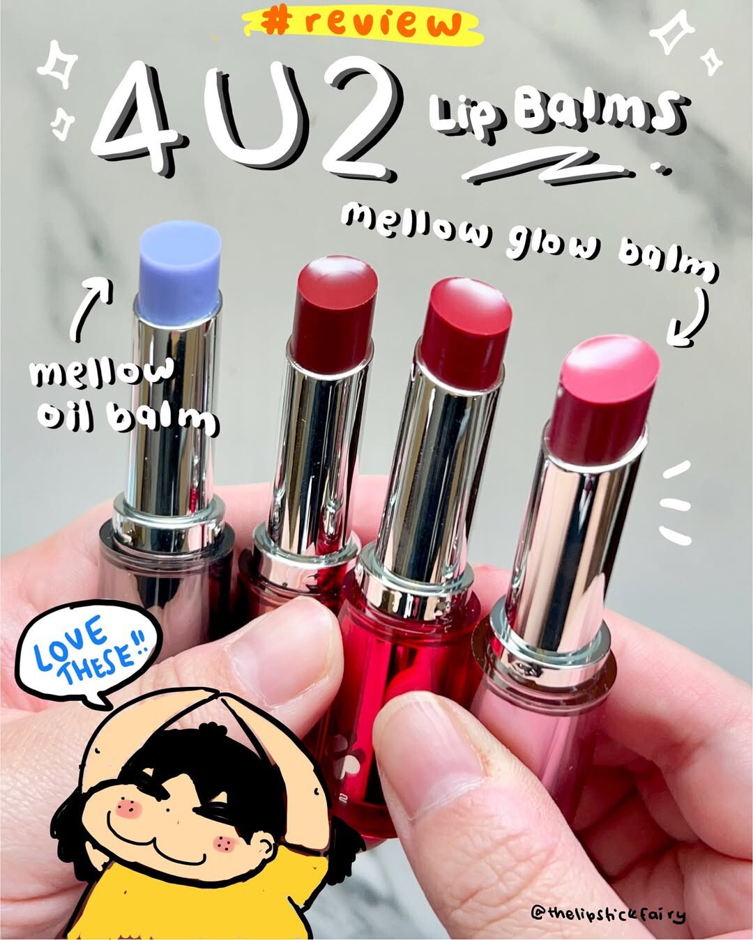 泰國｜ 4U2 玻璃水光唇膏｜3G