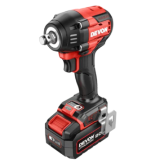 "DEVON" 大有牌 20V無刷衝擊扳手 (扭力500NM) (淨機) -[5765-LI-Z]